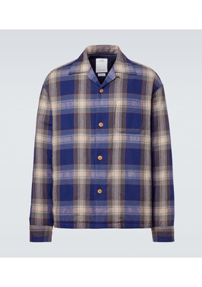 Visvim Keesey wool and linen down overshirt