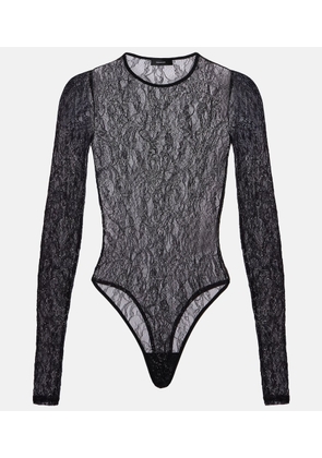 Wardrobe.NYC Floral lace bodysuit