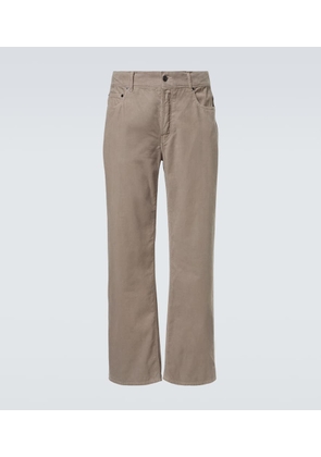 The Row Rossen cotton corduroy straight pants