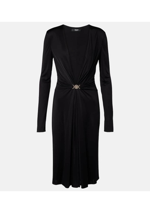 Versace Medusa jersey cocktail dress