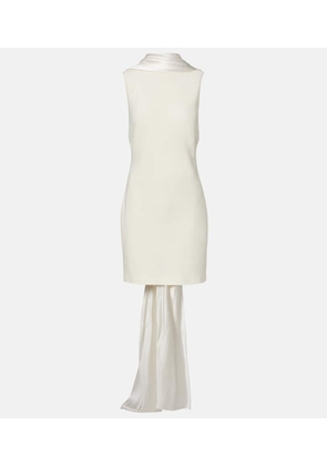Danielle Frankel Bridal Mimi wool-blend minidress