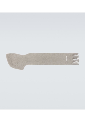 Acne Studios Hooded mohair and wool scarf