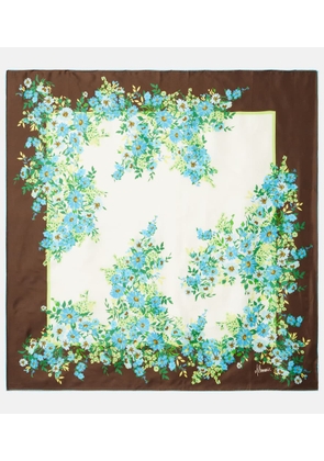 Alemais Floral silk scarf