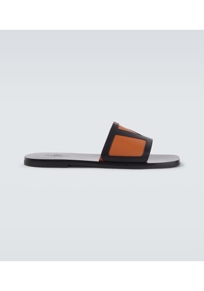 Valentino Garavani Viva Superstar leather slides