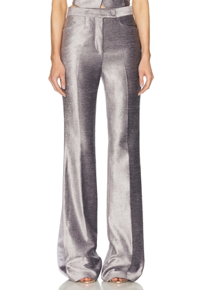 TOM FORD Tailored Tuxedo Wide Leg Pant in Steel Grey - Grey. Size 38 (also in ).