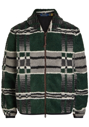 Polo Ralph Lauren Patterned Fleece Jacket - Charcoal - S