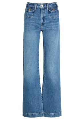 Paige Leenah Relaxed Bootcut Jeans - Indigo - 26 (W26 / UK8 / S)