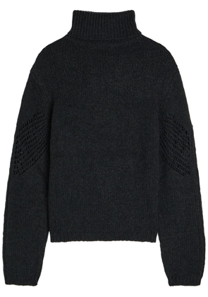 Our Legacy Cage-knit Merino Wool Jumper - Charcoal - 42 (UK14 / L)