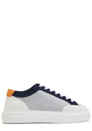 Cleens Luxor Panelled Woven Sneakers - Navy - 10 (IT44 / UK10)