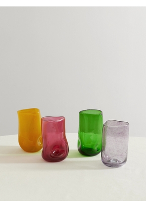 Completedworks - Set Of Four Recycled-glass Tumblers - Multi - One size