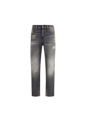 Diesel Gray Cotton Relaxed Fit Jeans - W33