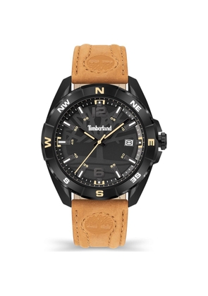 Timberland Brown Leather Dress Watch
