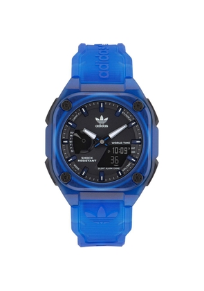 Adidas Blue Rubber Sport Watch