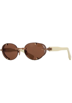 Balmain Brown Acetate Sunglasses