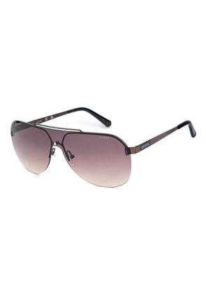 Guess Brown Metal Sunglasses
