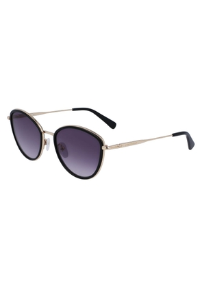Longchamp Gold Metal Sunglasses