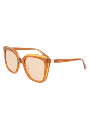 Longchamp Orange Acetate Sunglasses