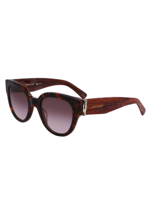 Longchamp Brown Acetate Sunglasses