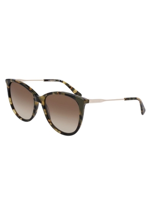 Longchamp Brown Acetate Sunglasses
