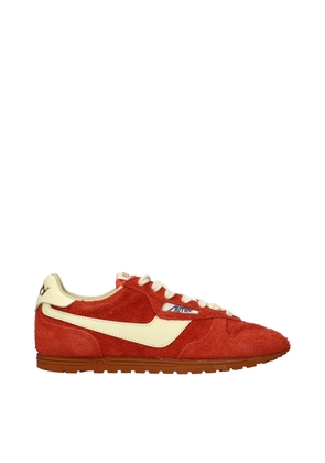 Autry Orange Leather Sneakers - EU36/US6
