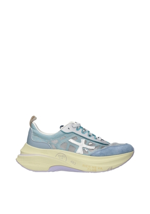 Premiata Light Blue Fabric Sneakers - EU40/US10