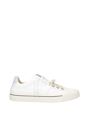 Maison Margiela White Leather Low Top Sneakers - EU39/US6