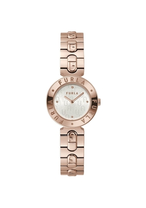 Furla Multicolor Stainless Steel Dress Watch