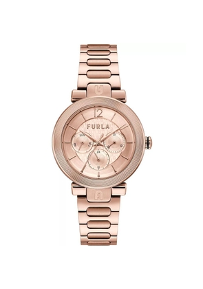 Furla Multicolor Stainless Steel Dress Watch