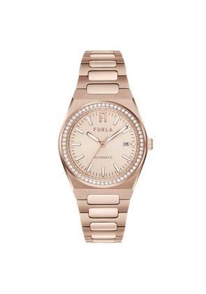 Furla Multicolor Stainless Steel Dress Watch