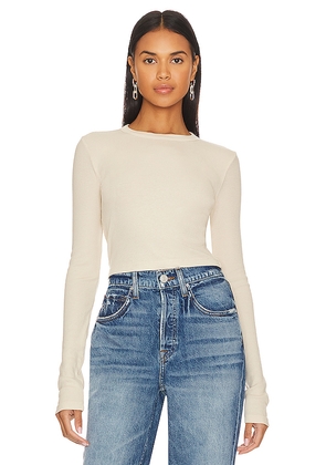 COTTON CITIZEN Verona Shirt in Beige. Size L. Also in M, S.