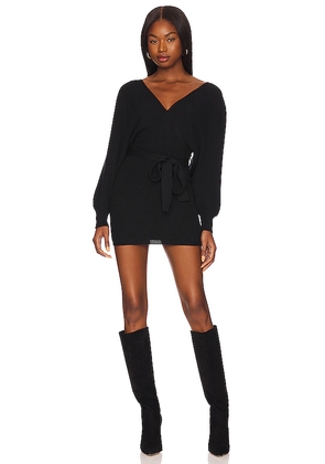 ALL THE WAYS Deena Sweater Dress in Black. Size M. Also in XS.