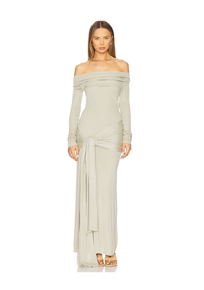 Aya Muse Kora Dress in Light Grey. Size L. Also in S.