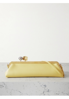 Jacquemus - Le Salon Leather Clutch - Yellow - One size