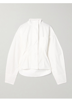 Jacquemus - Belted Cotton-poplin Shirt - White - FR 34,FR 36,FR 38,FR 40,FR 44