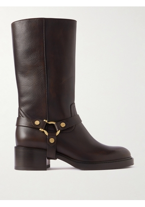 Chloé - Dakota Buckled Leather Ankle Boots - Brown - IT36,IT36.5,IT37,IT37.5,IT38,IT38.5,IT39,IT39.5,IT40,IT40.5,IT41
