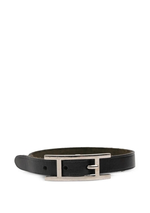 Hermès Pre-Owned 2000-2025 Leather Behapi Single Tour Bracelet costume bracelet - Black