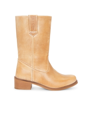 Dico Copenhagen Julia Gaucho Boot in Tan. Size 36. Also in 38, 39, 40, 41.