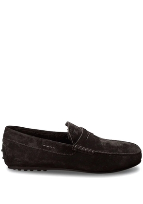 Tod's City Gommino leather loafers - Brown