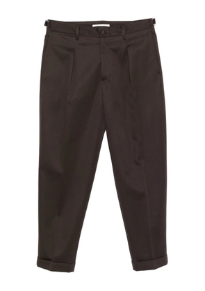 Briglia 1949 pleated cuffed trousers - Brown