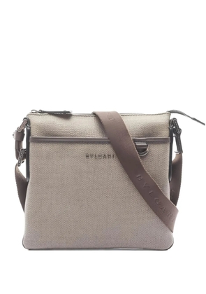 Bvlgari Pre-Owned 2000s zip-fastening shoulder bag - Neutrals