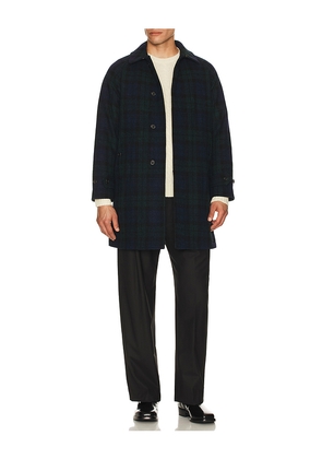 Beams Plus Bal Collar Coat Harris Tweed in Black. Size L. Also in M, S.