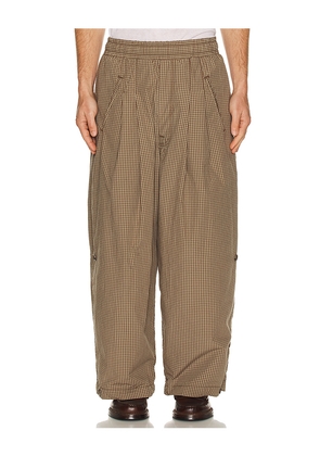 Art Community Japanese Triptych Track Pant in Taupe. Size L. Also in M, S, XL/1X.
