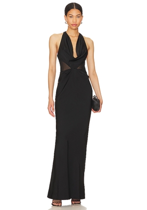 h:ours Grecia Maxi Dress in Black. Size S. Also in XL.