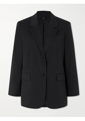 Theory - Linen-blend Blazer - Black - US0,US2,US4,US6,US8,US10,US12
