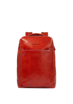 PIQUADRO leather laptop backpack - Red