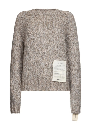 Ballantyne chunky-knit sweater - Grey