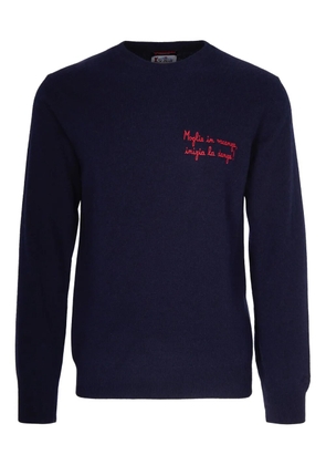 MC2 Saint Barth embroidered sweater - Blue