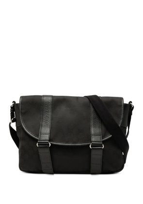 Gucci Pre-Owned 2000-2015 GG Nylon Messenger Bag crossbody bag - Black