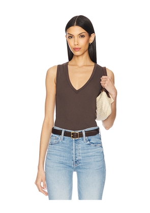 Free People Neria Tank in Chocolate. Size L. Also in M.