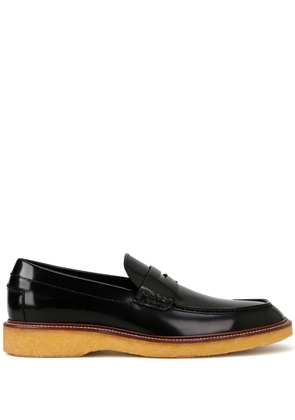 Tod's leather penny loafers - Black